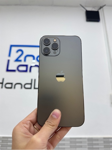 Điện thoại iPhone 12 Promax - LL/A - 128GB - Màu đen - Pin 100% đã thay - Ngoại hình 98% - Body