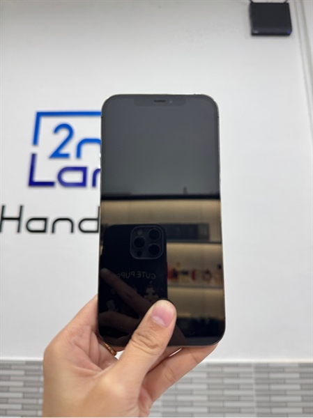 Điện thoại iPhone 12 Promax - LL/A - 128GB - Màu đen - Pin 100% đã thay - Ngoại hình 98% - Body 2
