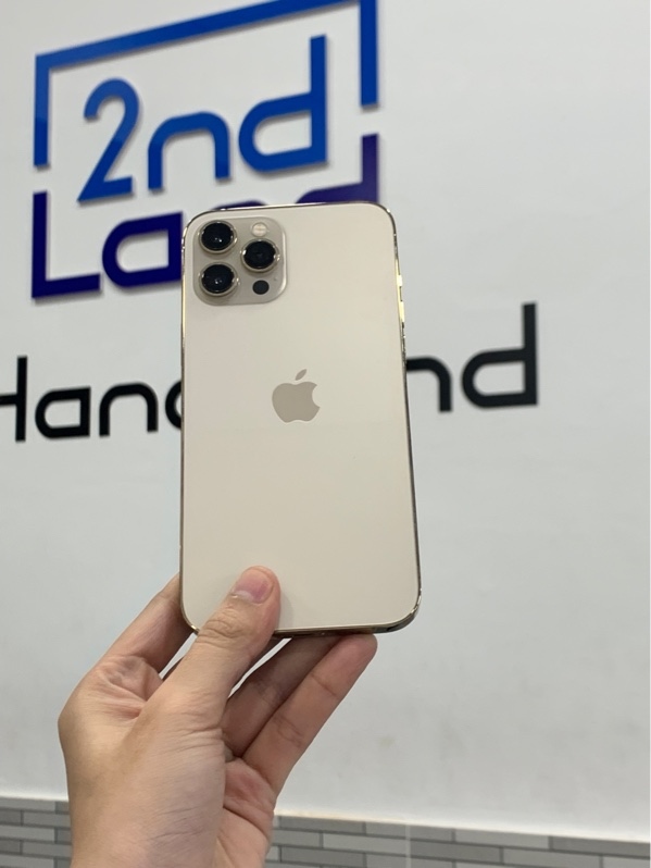 Điên thoại iPhone 12 promax - LL/A - 128GB - Màu gold - Pin 94% - Ngoại hình: 98% - Màn đã thay chính hãng bóc máy - Body