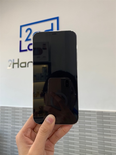 Điện thoại iPhone 12 Promax - LL/A - 128GB - Màu trắng - Pin 100% đã thay - Ngoại hình: 97% - Trầy màn nhẹ - Box 2