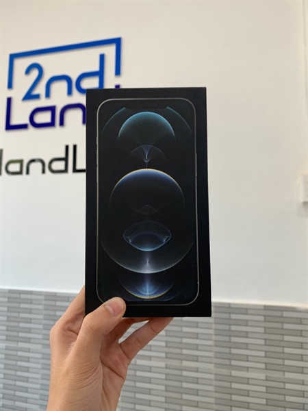 Điện thoại iPhone 12 Promax - LL/A - 128GB - Màu trắng - Pin 100% đã thay - Ngoại hình: 97% - Trầy màn nhẹ - Box 3