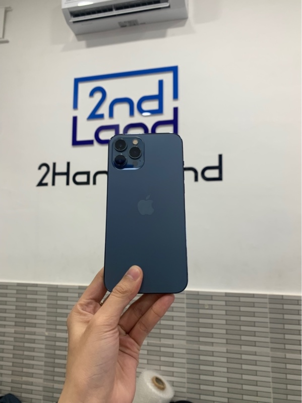 Điện thoại iPhone 12 promax - Ll/a - 128gb - Màu xanh - Pin 100% đã thay - Màn Trầy - Ngoại hình: 98% - Body
