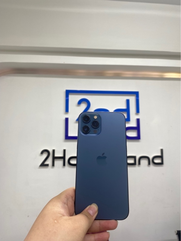 Điện thoại iPhone 12 promax - LL/A - 128gb - Màu xanh - Pin 81% - Ngoại hình 97% - Màn ép kính - Body