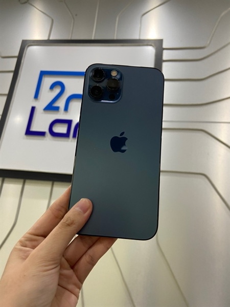 Điện thoại iPhone 12 Promax - LL/A - 128GB - Pin 100% thay new - Màu xanh dương - Ngoại hình: 98% - Body