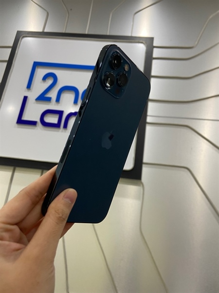 Điện thoại iPhone 12 Promax - LL/A - 128GB - Pin 100% thay new - Màu xanh dương - Ngoại hình: 98% - Body 1