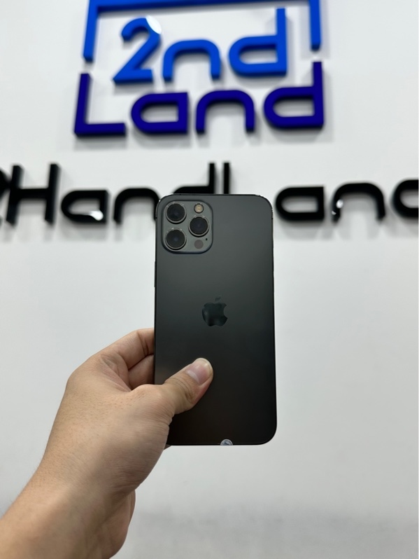 Điện thoại iPhone 12 Promax - LL/A - 256GB - IOS 26.5.2 - Pin 100% đã thay - Màu xám - Ngoại hình: 98% - Body