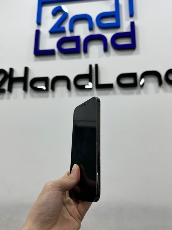 Điện thoại iPhone 12 Promax - LL/A - 256GB - IOS 26.5.2 - Pin 100% đã thay - Màu xám - Ngoại hình: 98% - Body