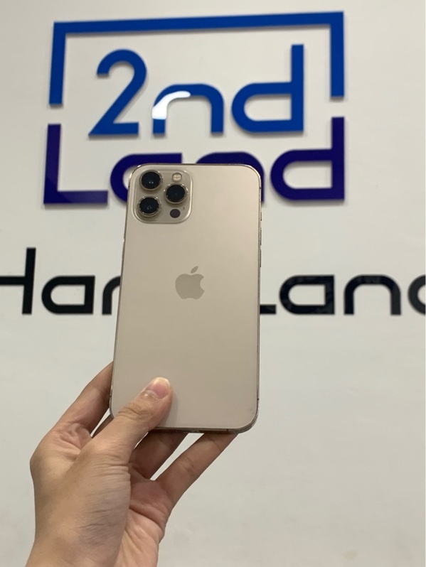 Điện thoại iPhone 12 Promax - LL/A - 256GB Màu vàng - Pin linh kiện 96% chu kì sạc 226 lần - Ngoại hình: 97% - Body
