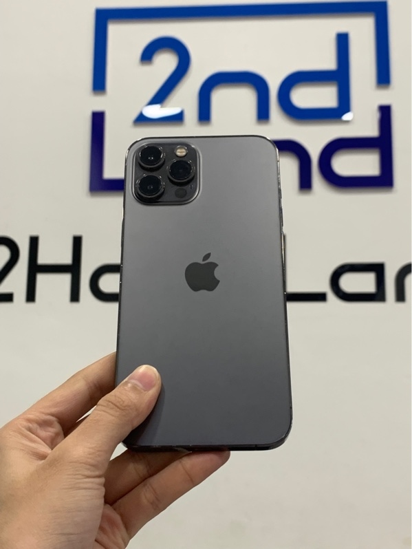 Điện thoại iPhone 12 promax - LL/A - 256GB - Màu xám - Pin 100% đã thay - Ngoại hình: 96% - Màn linh kiện tốt - Body