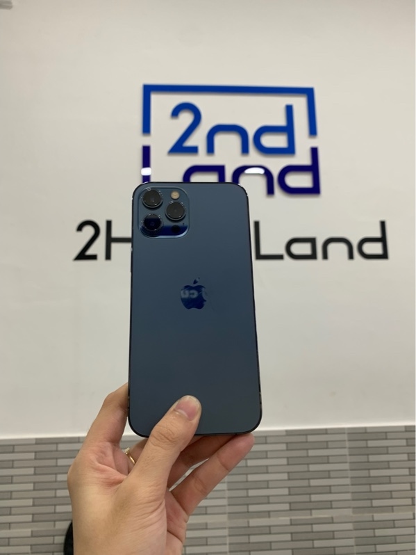 Điện thoại iPhone 12 Promax - LL/A - 256GB - Màu xanh - Pin 100% đã thay - Ngoại hình: 97% - Body