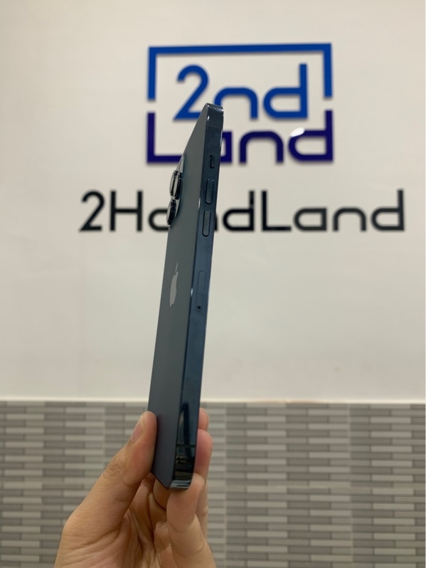 Điện thoại iPhone 12 Promax - LL/A - 256GB - Màu xanh - Pin linh kiện 100% - Ngoại hình: 97% - Face id hư - Body