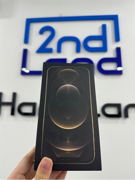 Điện thoại iPhone 12 promax - LL/A - IOS 17.7 - 512GB - Màu Gold - Pin thay new 100% - Ngoại hình 97% - Kèm box - kèm sạc lk