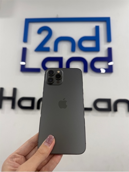 Điện thoại iPhone 12 promax - LL/A - ios 26.2 - 128Gb - Màu xám - Pin LKKXD 97% - Ngoại hình 97% - Màn ép kính , viền xước nhiều - Body