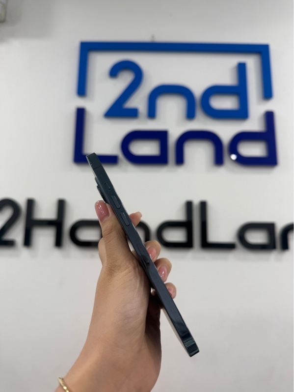 Điện thoại iPhone 12 Promax - LL/A - IOS 26.5 - 256GB - Màu xanh - Pin linh kiện 100% - Ngoại hình 97% - faceid hư , lỗi cam chân dung trước ( khi chuyển chế độ cam không hoạt động) , máy trầy, màn trầy - Không phụ kiện
