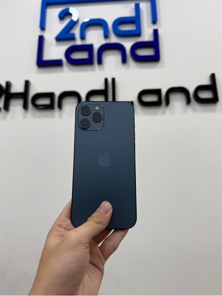 Điện thoại iPhone 12 Promax - VN/A - 128GB - IOS 26.1 - Pin 100% thay new - Màu xanh - Ngoại hình 97% - Body