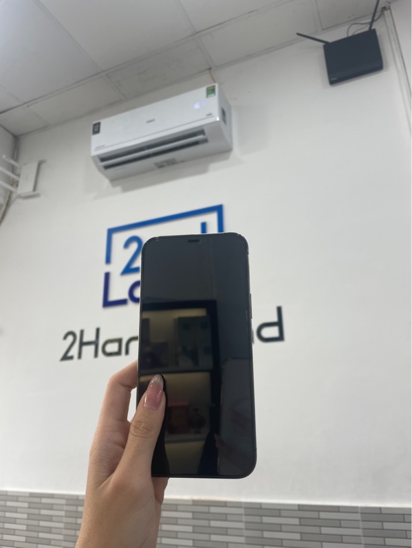 Điện thoại iPhone 12 Promax - VN/A - 512GB - Màu đen - Pin 87% chu kì sạc 424 lần - Ngoại hình: 98% - Body