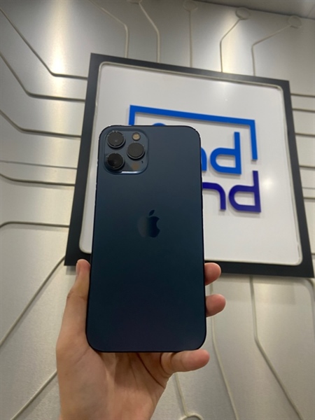 Điện thoại iPhone 12 Promax - ZD/A - 128GB - IOS 18.4.1 - Pin 90% - Màu xanh - Ngoại hình: 98% - Body