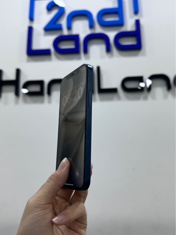 Điện thoại iPhone 12 - VN/A - 128GB - Pin 100% linh kiện không xác định - Màu xanh - Ngoại hình: 97% - Đã thay lưng - Body