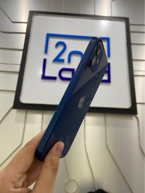 Điện thoại iPhone 12 - VN/A - 128GB - Pin đã thay linh kiện - Màu xanh - Ngoại hình: 97% - Tróc sơn viền nhiều - Body