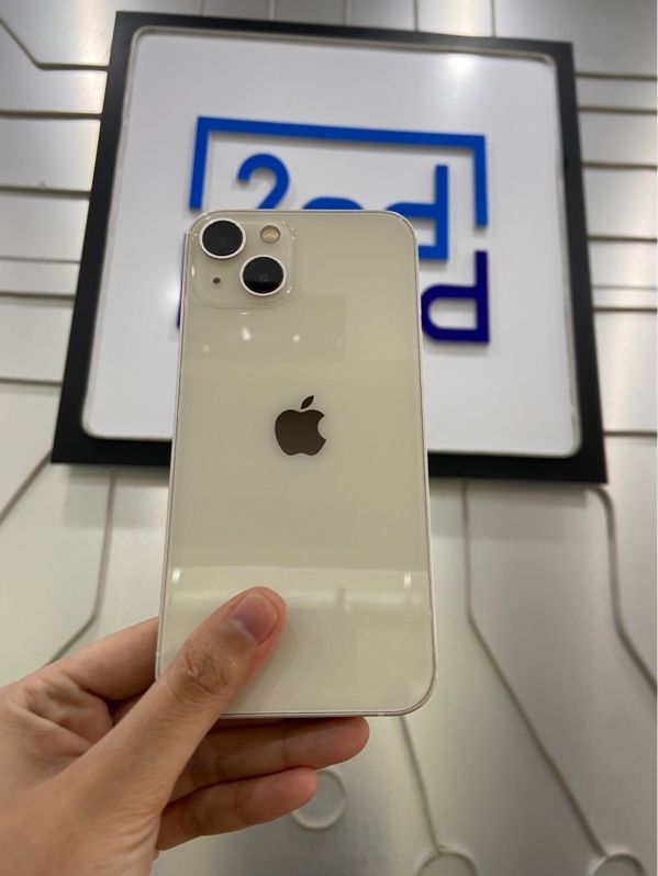 Điện thoại iPhone 13 - J/A - 128GB - Pin 100% thay new - Màu trắng - Ngoại hình: 98% - Đã thay lưng - Body