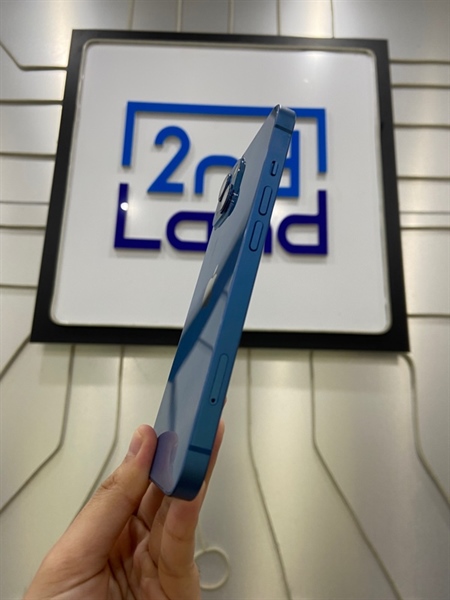 Điện thoại iPhone 13 - LL/A - 128GB - Máy lock - Pin 100% - Chu kì sạc 110 lần - Màu xanh - Ngoại hình: 98% - Body 1