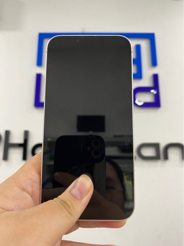 Điện thoại iPhone 13 - LL/A - ios 17.0.3 - 128gb - Màu trắng - Pin thay 100% - Ngoại hình 97% - Cấn 1 góc , kính cam xước - Kèm Box