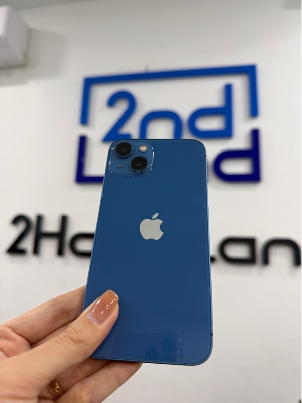 Điện thoại iPhone 13 - LL/A - IOS 26.3.1(a) - 128GB - Màu xanh - Pin 85% - Ngoại hình 96% - Kèm sạc