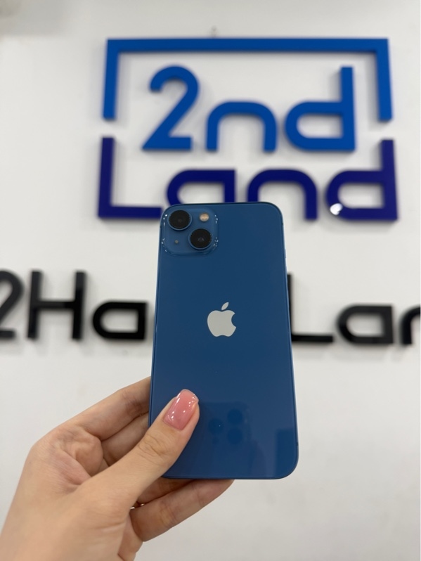 Điện thoại iPhone 13 - LL/A - IOS 26.4 - 128GB - Màu xanh - Pin 88% - Ngoại hình 97% - Màn trầy , máy trầy , tróc sơn nhiều - Kèm sạc linh kiện