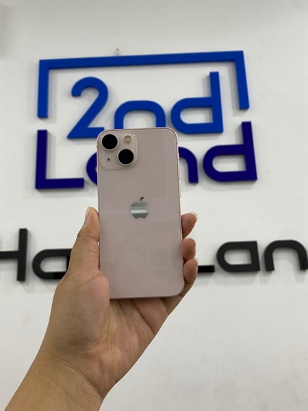 Điện thoại iPhone 13 Mini - KH/A - 128GB - Pin 100% thay new - Màu hồng - Ngoại hình: 97% - Cấn móp viền trên dưới - Body