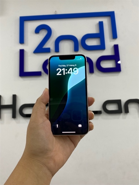 Điện thoại iPhone 13 Mini - KH/A - 128GB - Pin 100% thay new - Màu hồng - Ngoại hình: 97% - Cấn móp viền trên dưới - Body 2