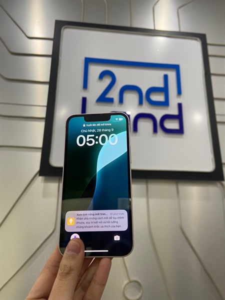 Điện thoại iPhone 13 Mini - KH/A - 128GB - Pin 100% thay new - Màu hồng - Ngoại hình: 98% - Màn ép kính - Body 3