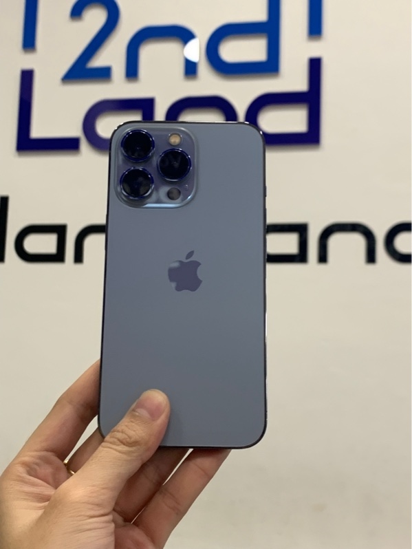 Điện thoại iPhone 13 pro - J/A - 128GB - Màu xanh dương - Pin linh kiện 100% - Ngoại hình: 98% - Body