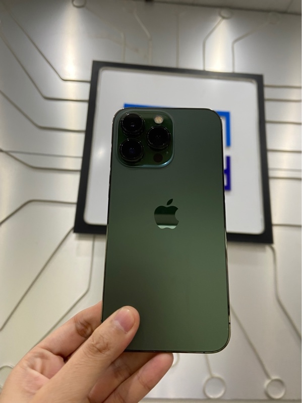 Điện thoại iPhone 13 Pro - J/A - 128GB - Pin 100% đã thay - Màu xanh - Ngoại hình: 97% - Màn vàng nhẹ, xước thân - Body
