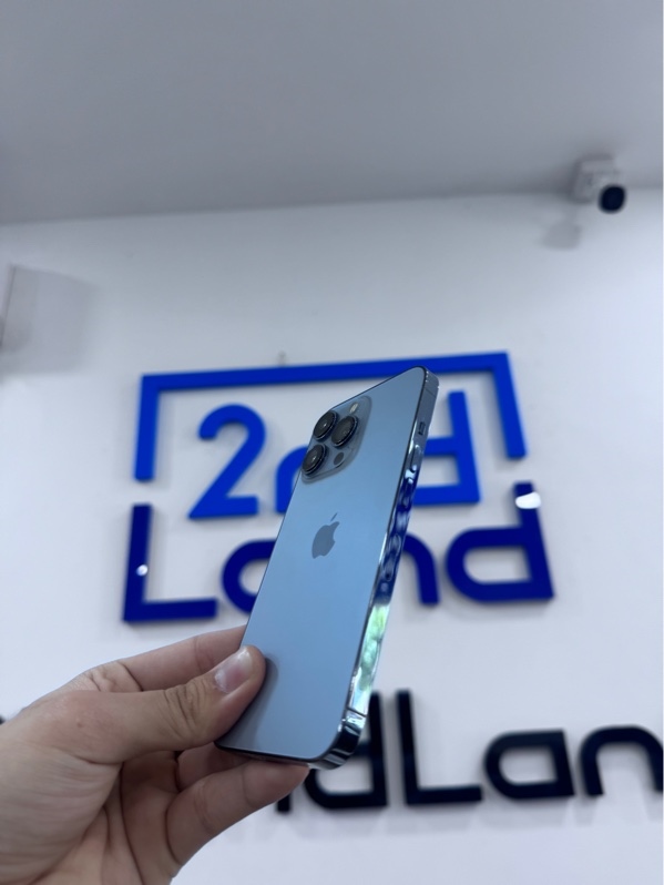 Điện thoại iPhone 13 Pro - KH/A - 1TB - ios26.5 - Màu xanh - Pin 94% - Ngoại hình 97% - Màn thay chính hãng, trầy xước - kèm sạc linh kiện