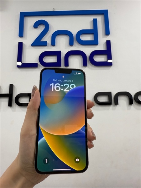 Điện thoại iPhone 13 pro - KH/A - IOS 16.4.1 - 128GB - Màu trắng - Pin 100% - Ngoại hình 98% - Kèm sạc 2