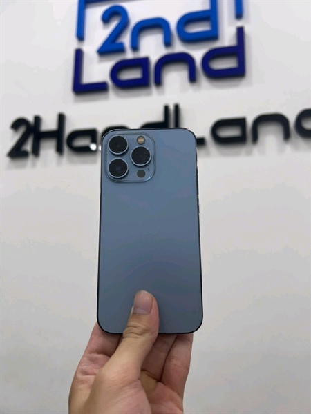 Điện thoại iPhone 13 Pro - LL/A - 128GB - IOS 18.6.1 - Pin 100% - Màu xanh - Ngoại hình 97% - Body