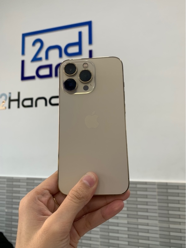 Điện thoại iPhone 13 Pro - LL/A - 128GB - IOS 26.2.1 - Màu vàng gold - Pin 100% đã thay - Ngoại hình: 97% - Body