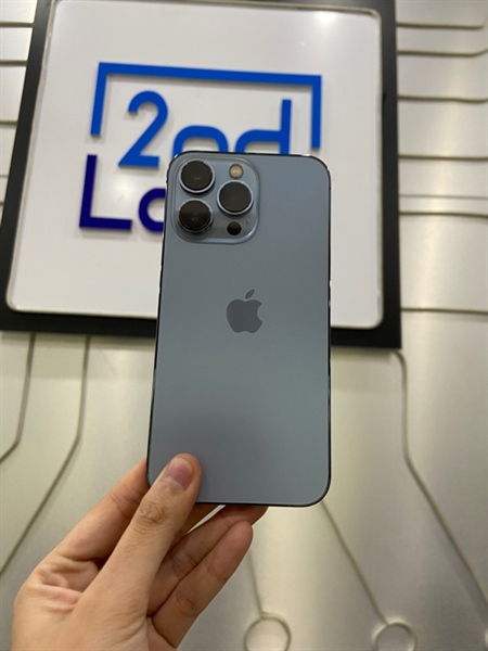 Điện thoại iPhone 13 Pro - LL/A - 128GB - Pin 84% - Màu xanh dương - Ngoại hình: 98% - Màn ép cảm - Body