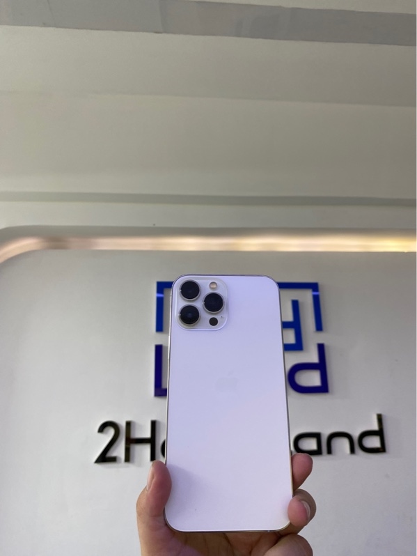 Điện thoại iPhone 13 pro max - LL/A - 128gb - IOS 18.1 - Màu trắng - Pin linh kiện 100% - Ngoại hình 97% - Body