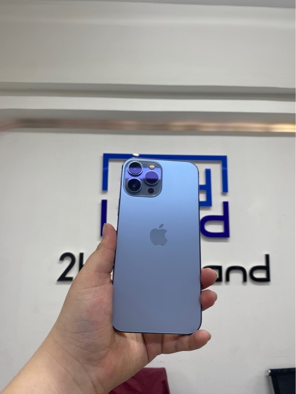 Điện thoại iPhone 13 pro max - LL/A - IOS 26.3 - 256gb - Màu xanh - Pin thay 100% - Ngoại hình 98% - Kèm Box
