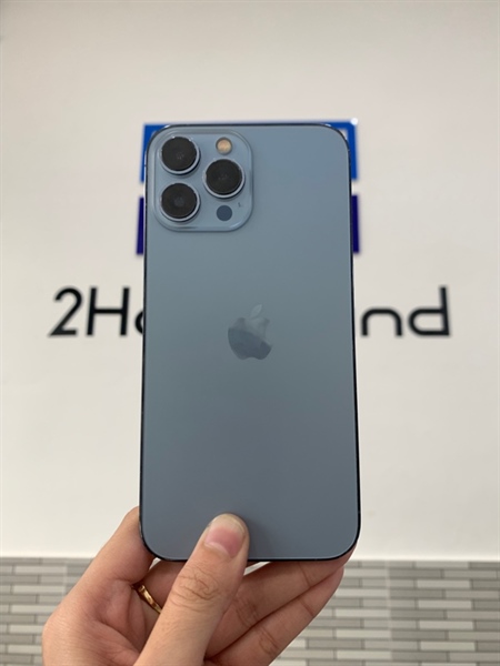 Điện thoại iPhone 13 Pro Max - Màu xanh - VN/A - 128GB - Pin 100% đã thay - Ngoại hình: 97% - Màn ép kính , đã từng fix cáp màn , lưng linh kiện - Body