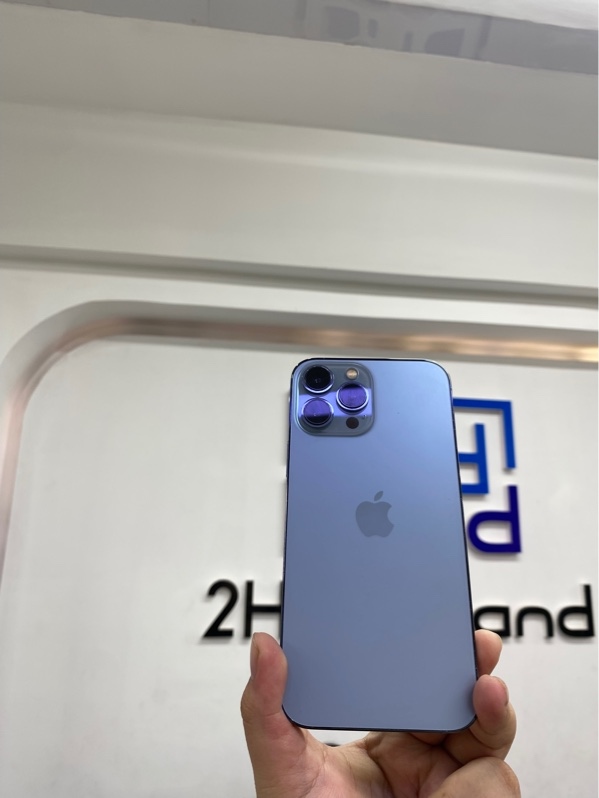 Điện thoại iPhone 13 pro max - VN/A - IOS - 128gb - Màu xanh - Pin thay 100% - Ngoại hình 98% - Màn thay chính hãng - Body
