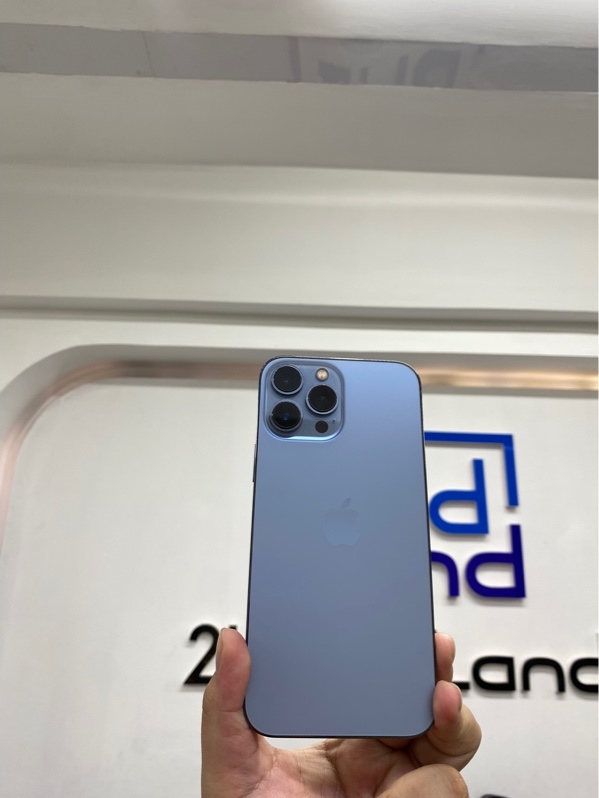 Điện thoại iPhone 13 pro max - VN/A - IOS 26.5 - 128gb - Màu xanh - Pin thay 100% chu kỳ sạc 1494 - Ngoại hình 98% - Màn xước nhẹ - Body