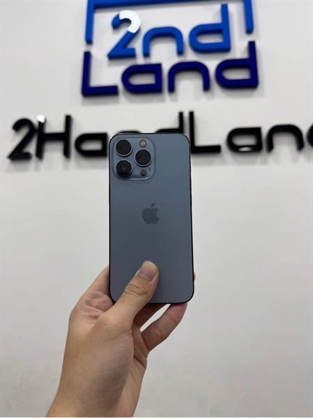 Điện thoại iPhone 13 Pro - VN/A - 128GB - IOS 18.6.2 - Pin 100% đã thay báo linh kiện không xác định - Màu xanh - Ngoại hình 97% - Body