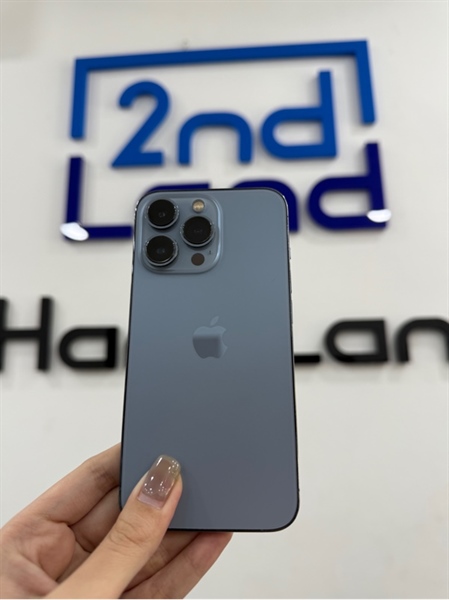 Điện thoại iPhone 13 pro - VN/A - IOS 18.3.2 - 128GB - Màu xanh - Pin thay 100% - Ngoại hình 97% -Màn ép kính , cấn góc viền trên - Kèm sạc