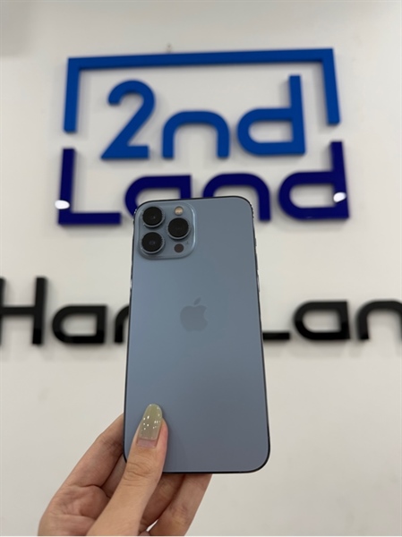 Điện thoại iPhone 13 promax - J/A - IOS 18.3.2 - 128GB - Màu xanh - Pin 83% - Ngoại hình 98% - Kèm sạc