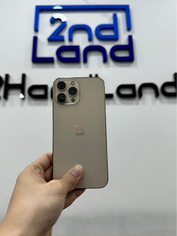Điện thoại iPhone 13 Promax - LL/A - 128GB - IOS 18.7.8 - Pin 100% đã thay LK - Màu gold - Ngoại hình 97.5% - Body