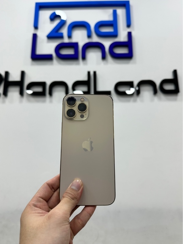 Điện thoại iPhone 13 Promax - LL/A - 128GB - IOS 26.5.2 - Pin 100% thay - Màu vàng gold - Ngoại hình 97% - Body