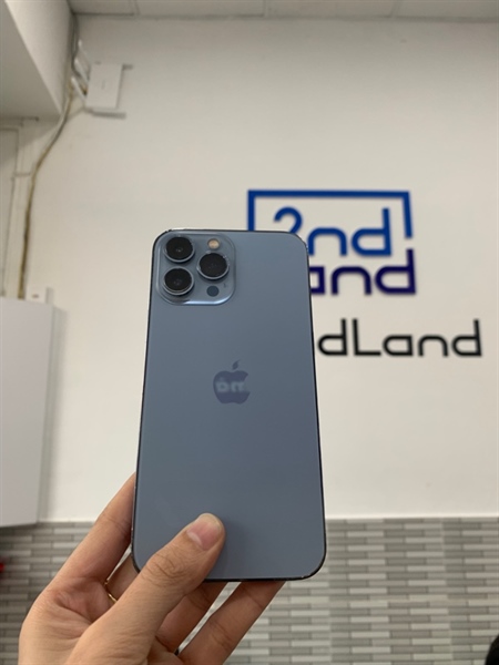 Điện thoại iPhone 13 Promax - LL/A - 128GB - Màu xanh - Pin 100% đã thay - Đã thay lưng- Ngoại hình: 97% - Body