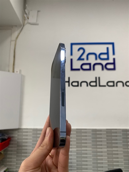 Điện thoại iPhone 13 Promax - LL/A - 128GB - Màu xanh - Pin 100% đã thay - Đã thay lưng- Ngoại hình: 97% - Body 2